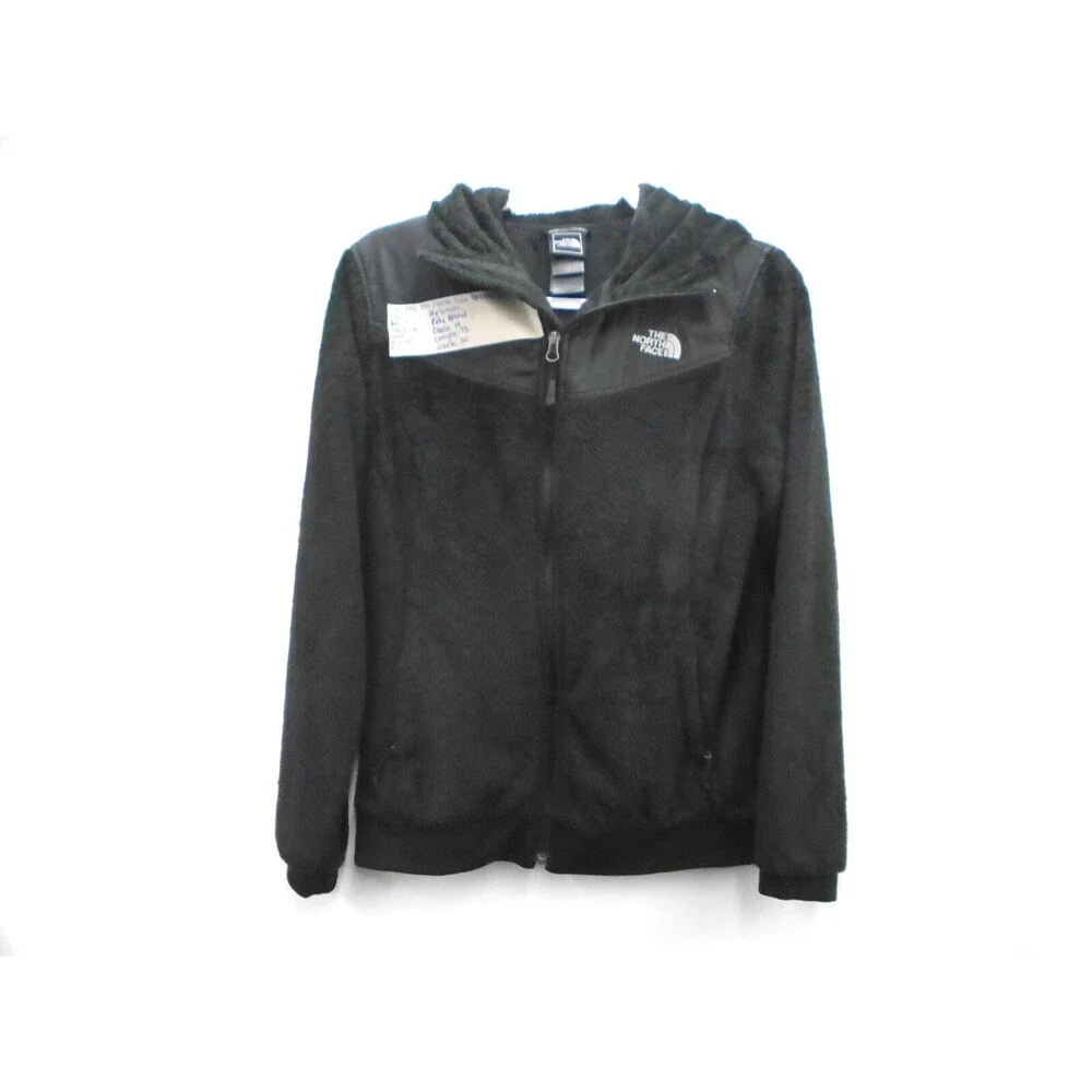 THE NORTH FACE Women's Black Oso Fleece Hoodie Jacket Coat Size M - Picture 1 of 8